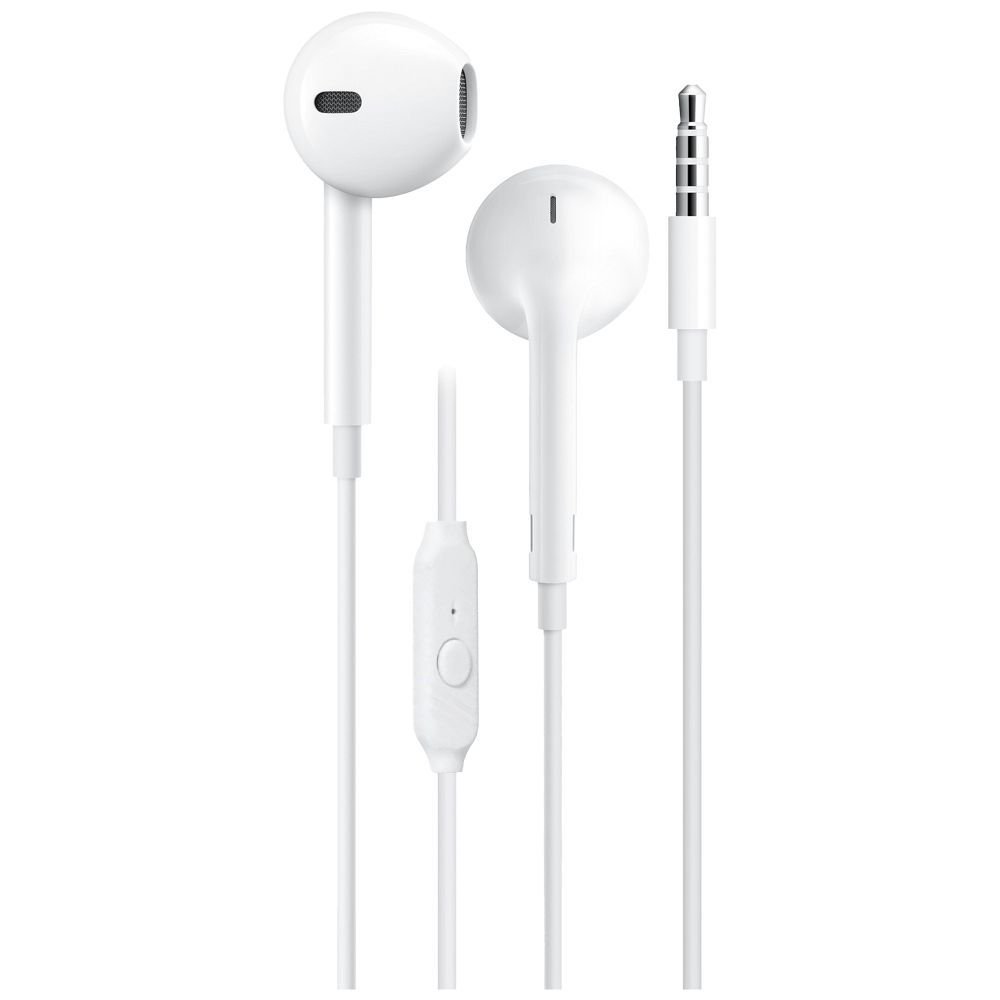 Wire earphones Jack 3,5 mm Blue Star PA-E65 1,2 m white | Tech A Break