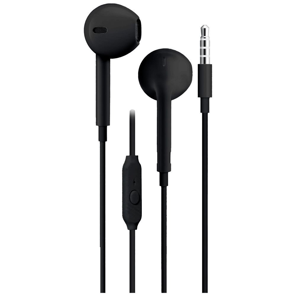 Wire earphones Jack 3,5 mm Blue Star PA-E65 1,2 m black | Tech A Break