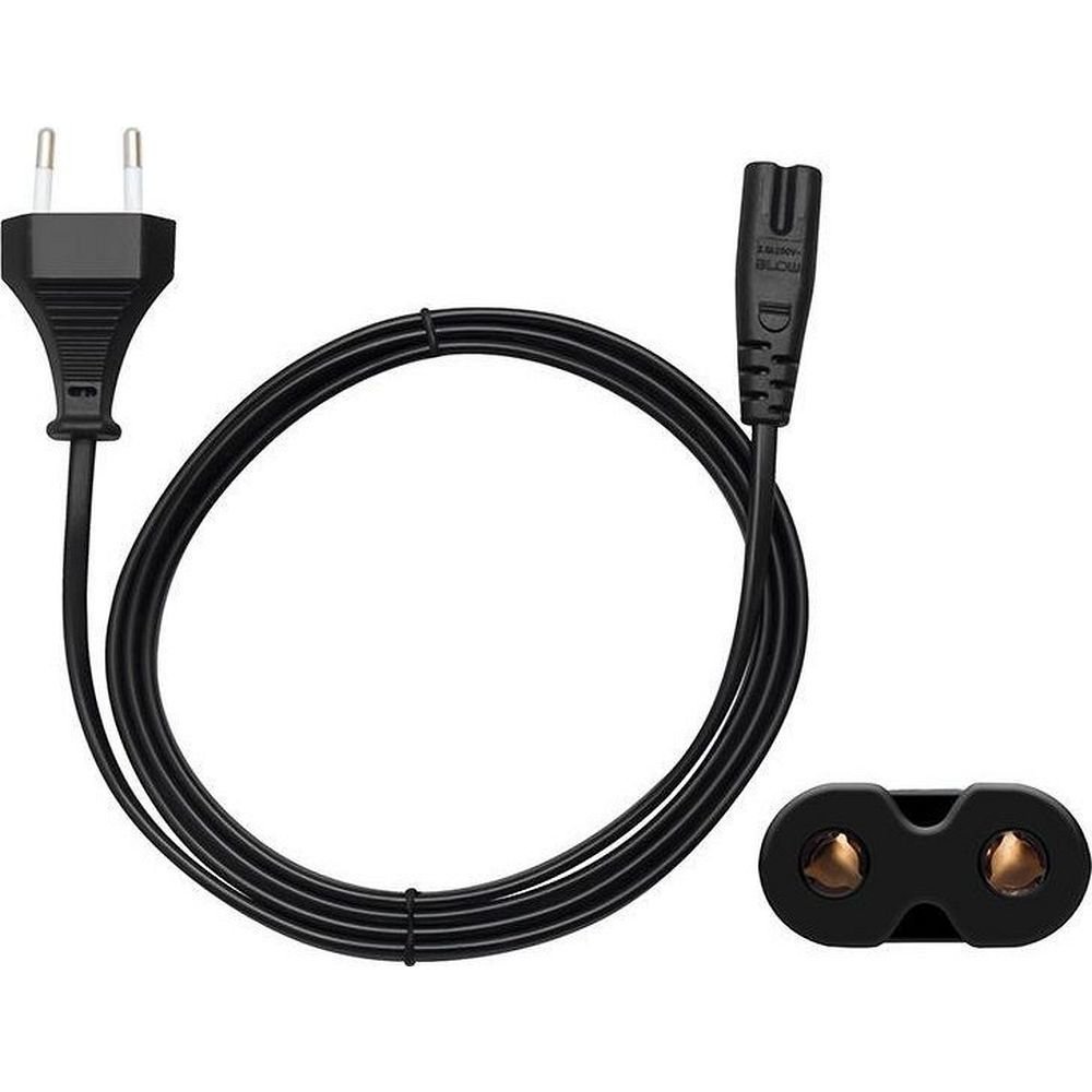 Power cable for radio (2pin) 1,5 m black | Tech A Break