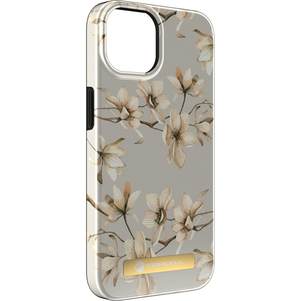 Case for iPhone 14 PLUS Forcell F-Protect Mirage compatible with Magsafenspring flowers | Tech A Break