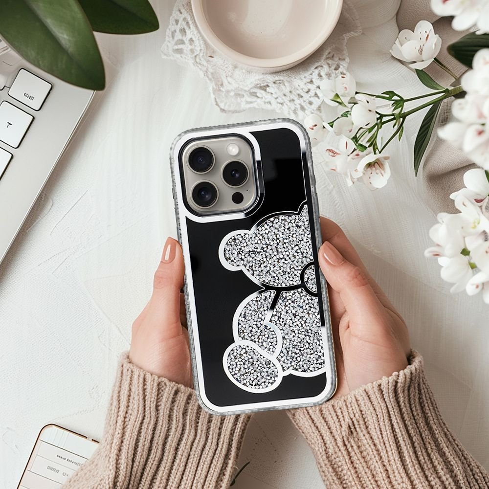 TEDDY BEAR Case for IPHONE 17 Pro silver | Tech A Break