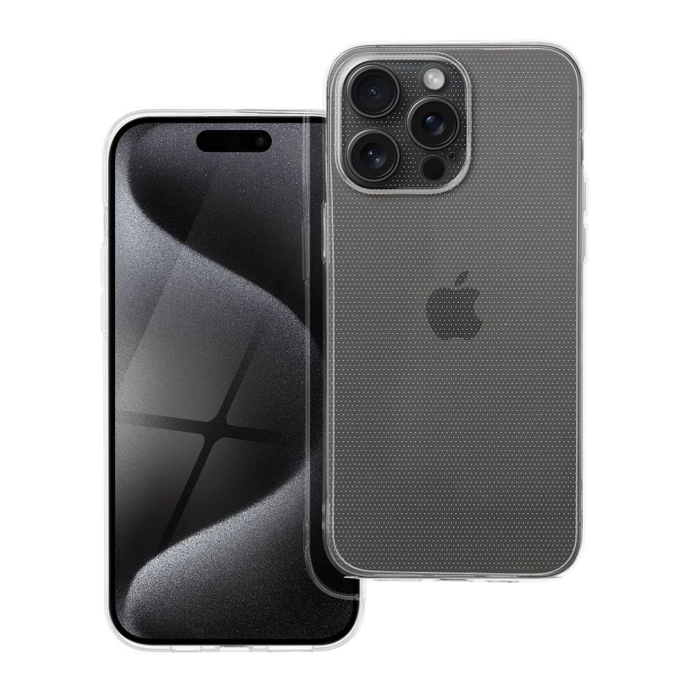 Case for iPhone 15 Pro Max Clear Case 2 mm (camera protection) transparent | Tech A Break