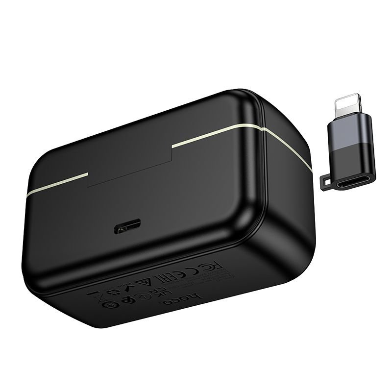 Wireless microphones 2i 1 Lightning / USB C Hoco L22 black | Tech A Break