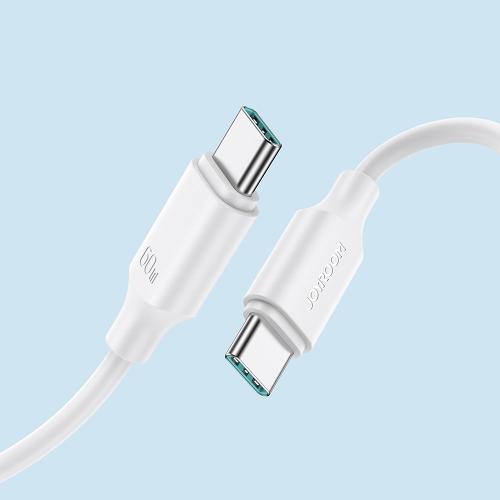 Joyroom Long-Lasting Series A9 USB-C / USB-C PD QC cable 60W 3A 1m - white - Image 4