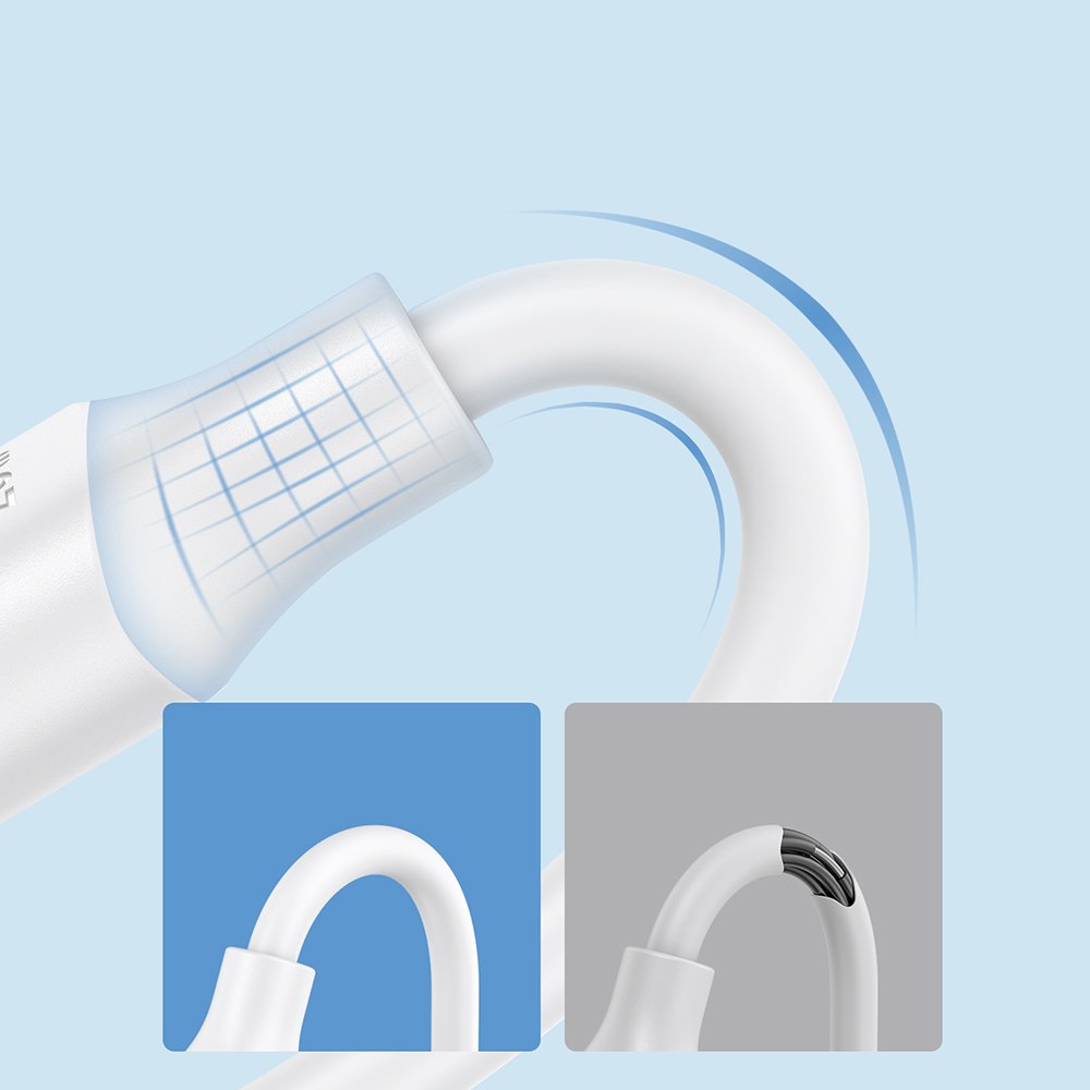 Joyroom Long-Lasting Series A9 USB-C / USB-C PD QC cable 60W 3A 1m - white - Image 8