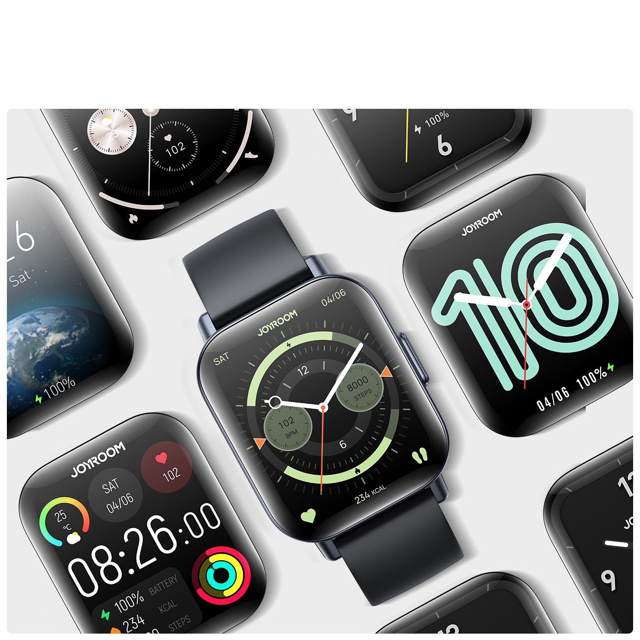 Joyroom Fit-Life JR-FT3S smartwatch with call answering function - gray - Image 10