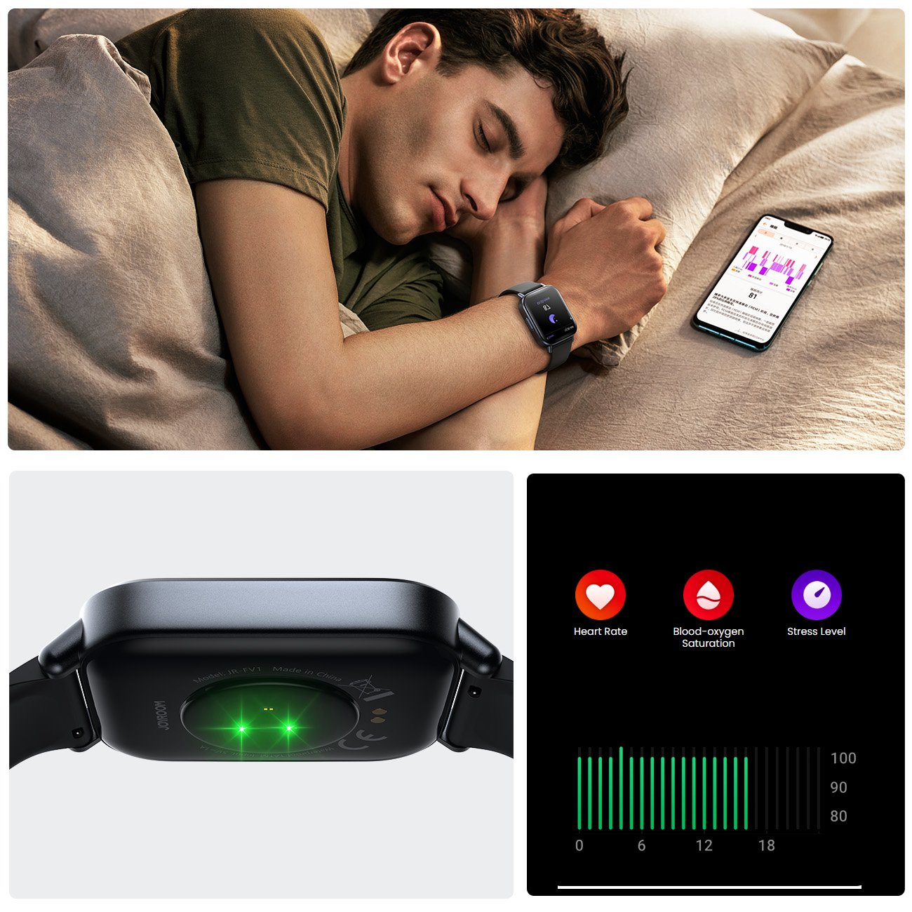 Joyroom Fit-Life JR-FT3S smartwatch with call answering function - gray - Image 14
