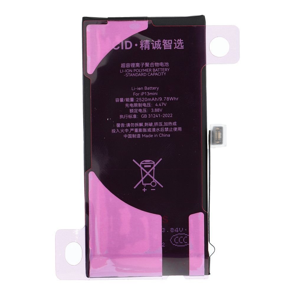 JCID Diagnosable Battery for iPhone 13 Mini 2520 mAh (high capacity) | Tech A Break