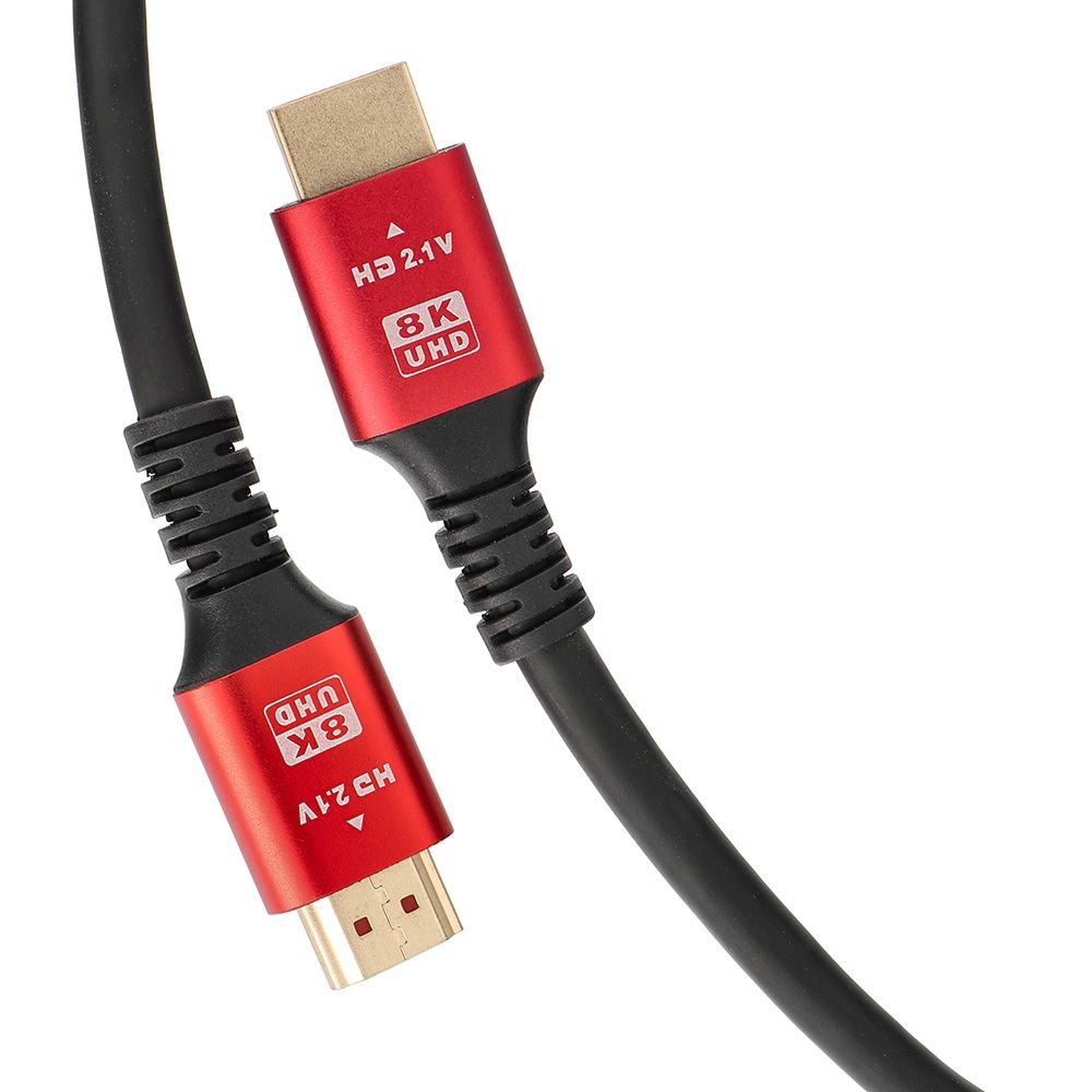 Cable HDMI 2.1 Cable 8K 60Hz / 4K 120Hz – Ultra High Speed, HDR, eARC, VRR, 48Gbps 2 m black | Tech A Break
