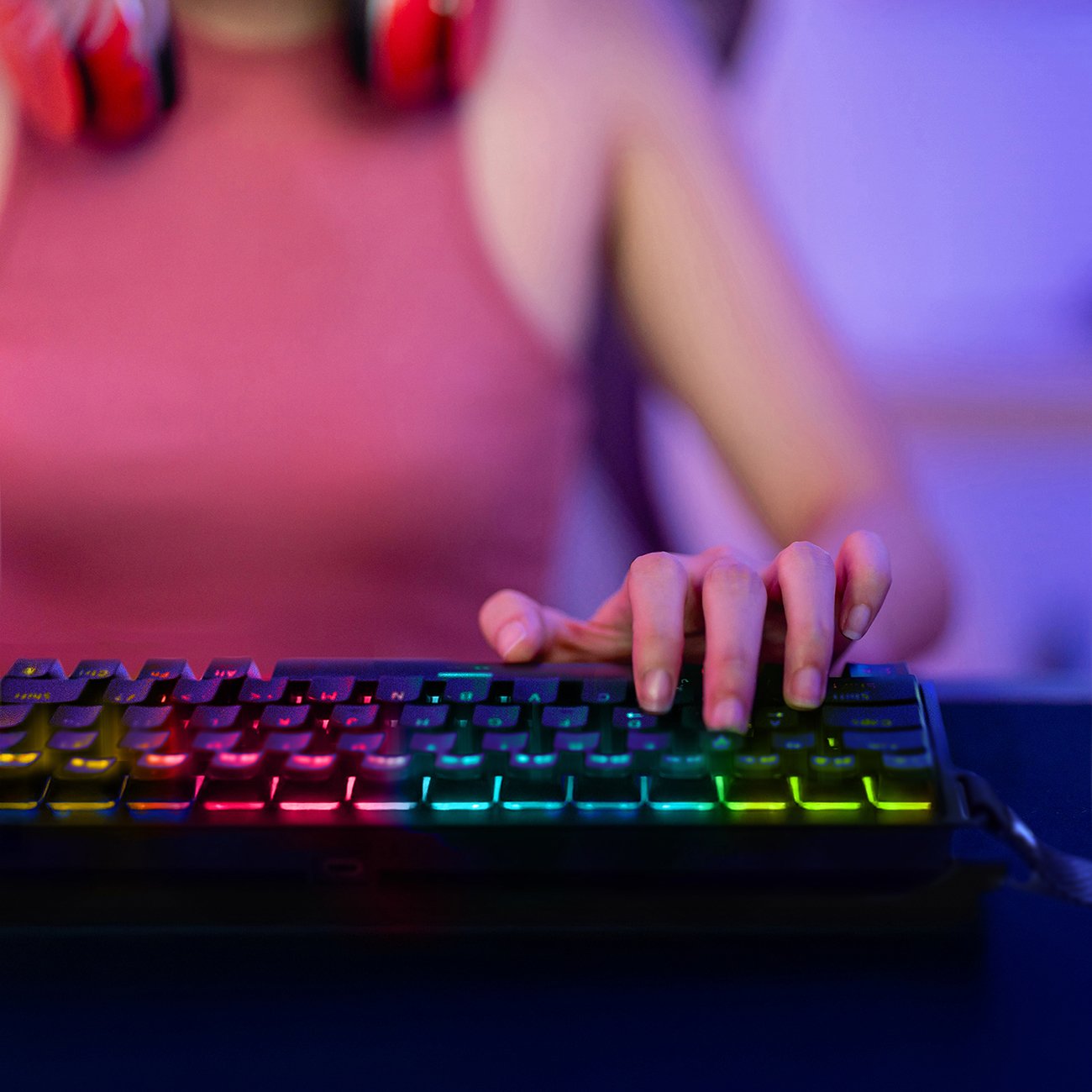 Wozinsky WKGP-1165 Mechanical Gaming Keyboard with RGB Backlight - Black - Image 12