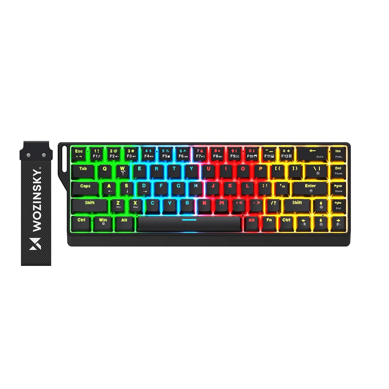 Wozinsky WKGP-1165 Mechanical Gaming Keyboard with RGB Backlight - Black - Image 2
