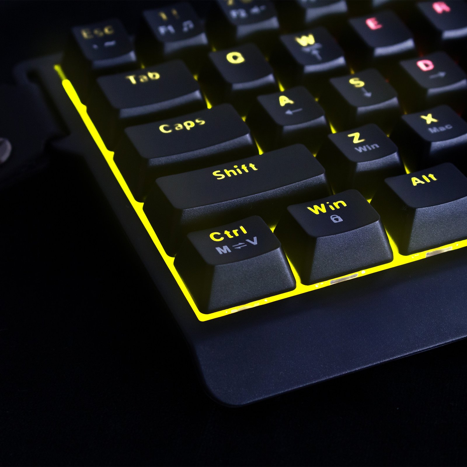 Wozinsky WKGP-1165 Mechanical Gaming Keyboard with RGB Backlight - Black - Image 7