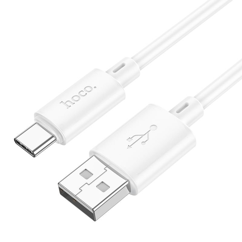 Cable USB A to USB C Hoco 3A 1 m X88 white | Tech A Break