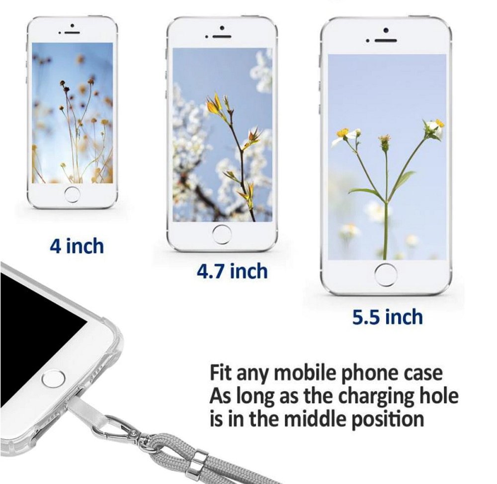 Universal neck strap for phones navy blue | Tech A Break