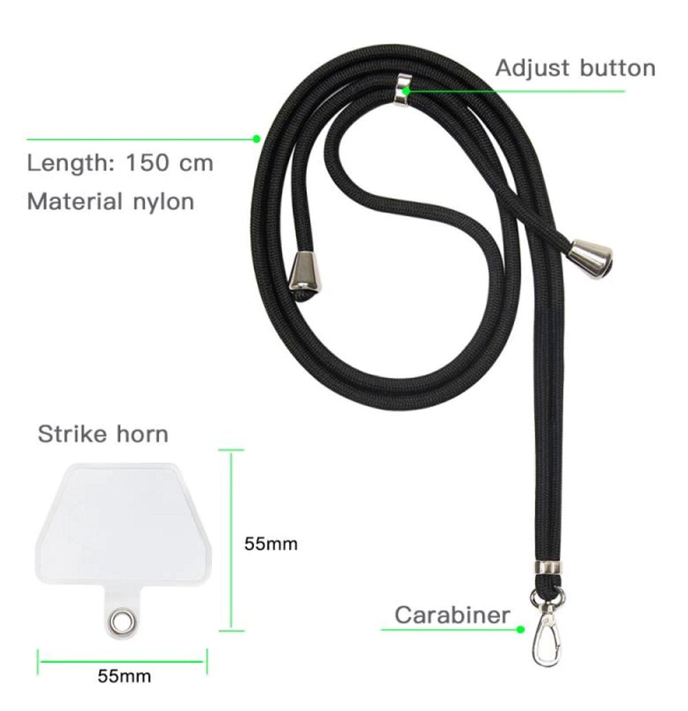 Universal neck strap for phones navy blue | Tech A Break