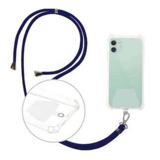 Universal neck strap for phones navy blue | Tech A Break