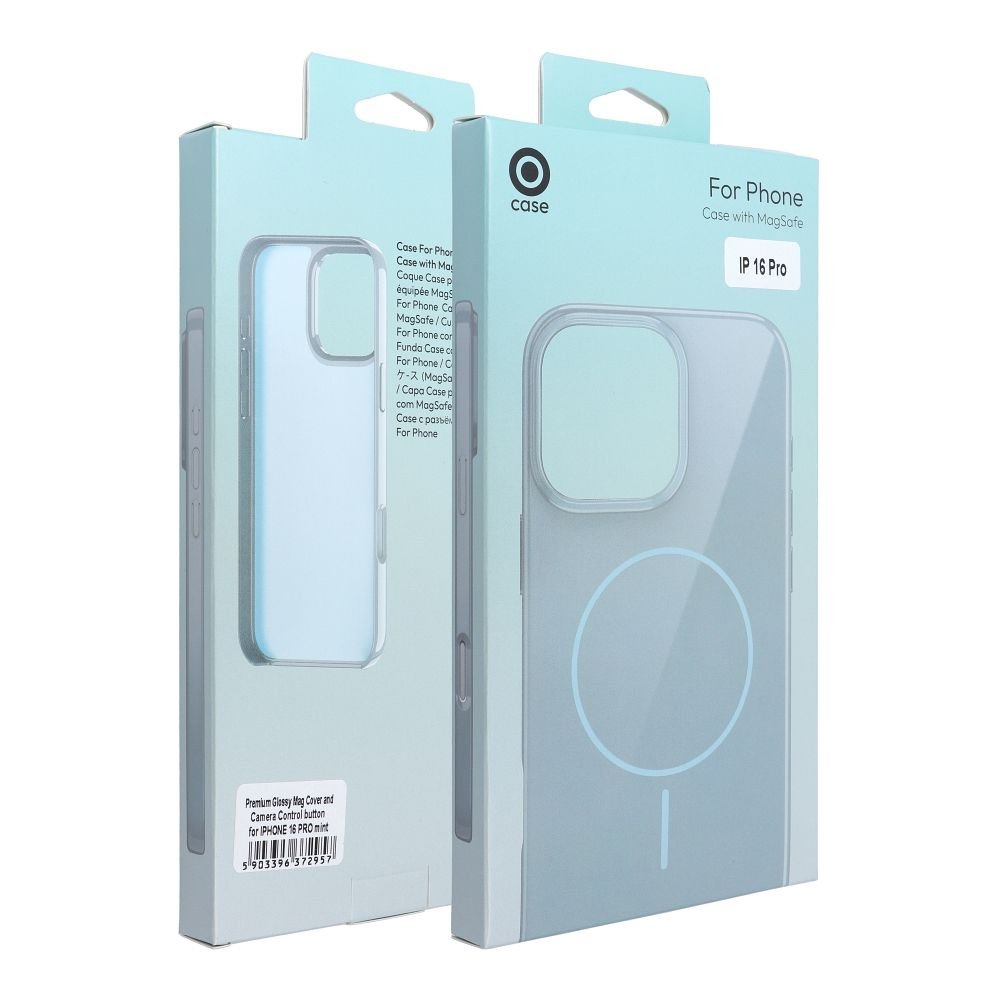 Case for iPhone 17 AIR Glossy Mag Cover compatible with MagSafe mint | Tech A Break