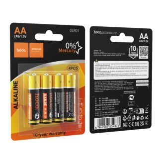 Alkaline battery R6 (AA) Hoco DLR01 4 pcs | Tech A Break