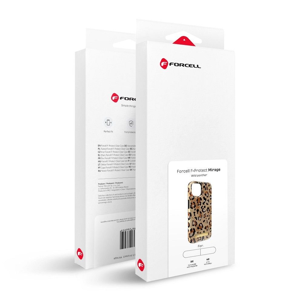 Case for iPhone 15 PLUS Forcell F-Protect Mirage compatible with Magsafenwild panther | Tech A Break