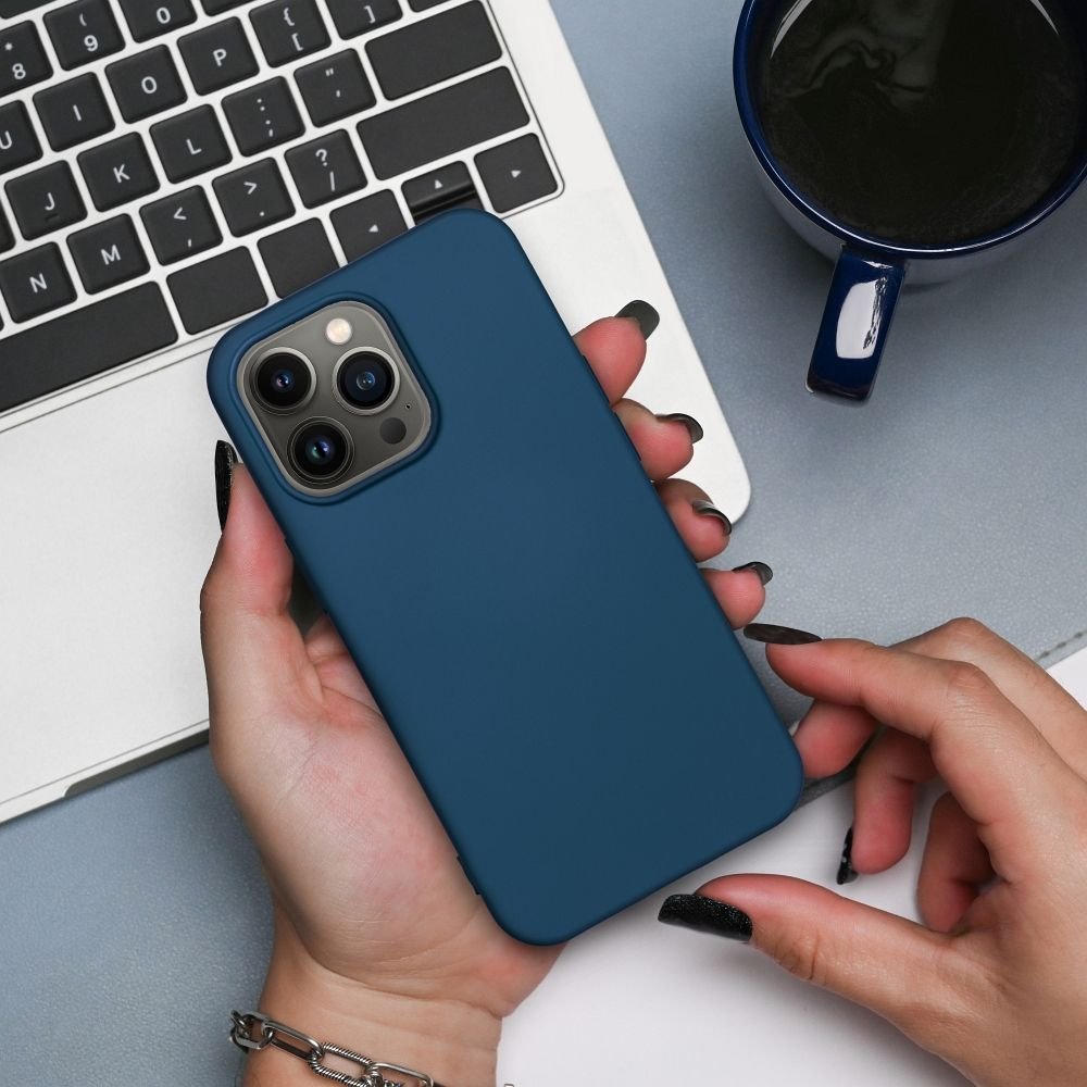 SILICONE case for IPHONE 17 Air blue | Tech A Break