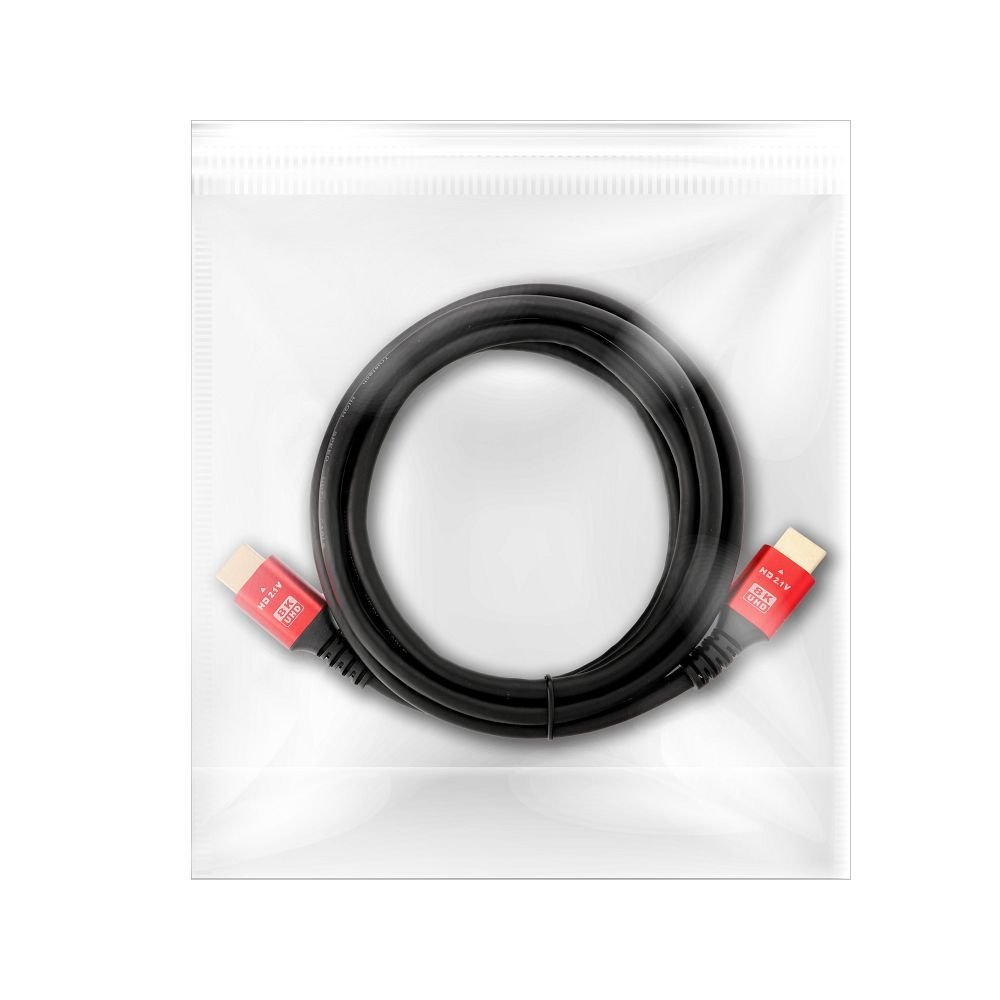 Cable HDMI 2.1 Cable 8K 60Hz / 4K 120Hz – Ultra High Speed, HDR, eARC, VRR, 48Gbps 2 m black | Tech A Break