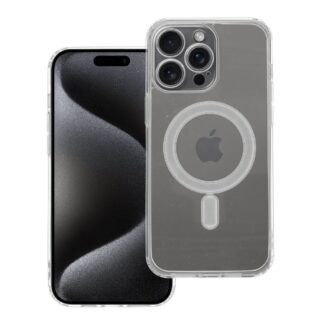 Case for iPhone 12 PRO MAX Clear Mag Cover (STR / CAMERA PROTECTION) compatible with MagSafe transparent
