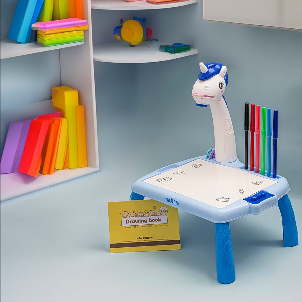 Maxlife projector with drawing table MXDP-200 blue | Tech A Break