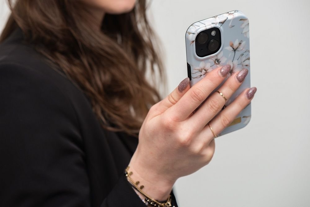 Case for iPhone 14 PLUS Forcell F-Protect Mirage compatible with Magsafenspring flowers | Tech A Break