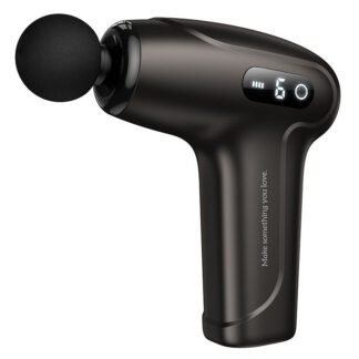 Electric mini silent massager GUN Hoco HP51 metal gray | Tech A Break