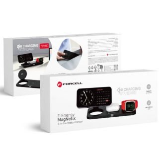 Wireless charge Forcell F-Energy 3in1 MagNetix USB C Qi2 20,5W compatible with MagSafe black 0INT | Tech A Break
