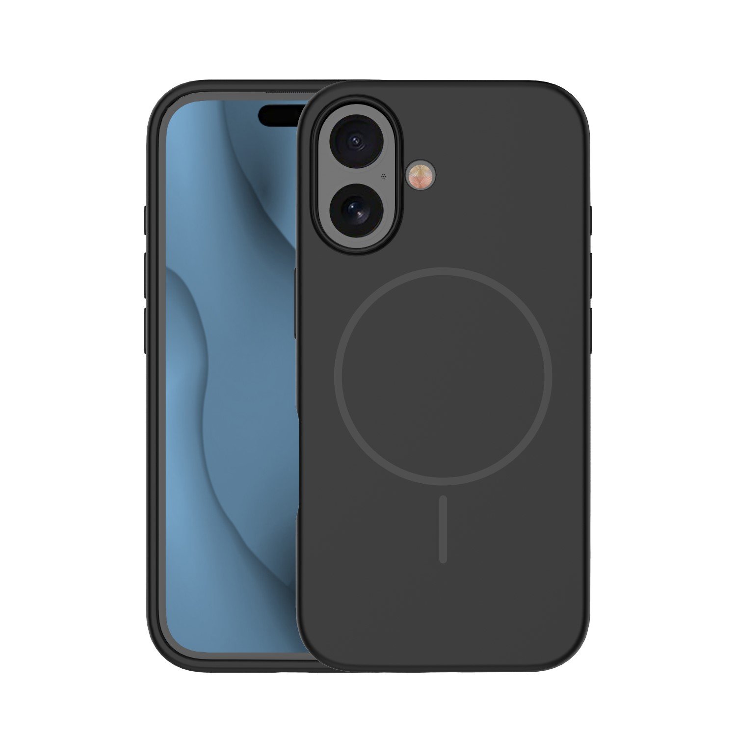Silicone Thin Mag case for iPhone 16 Pro Max 6,9` black | Tech A Break