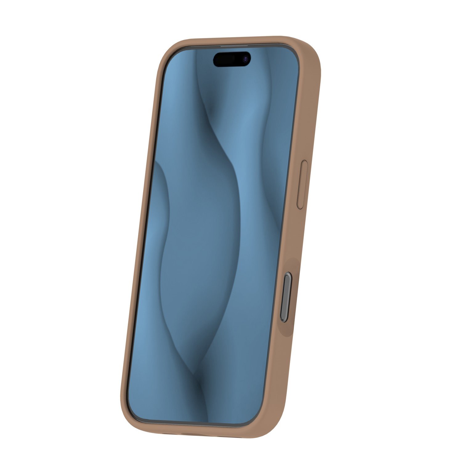 Silicone Thin Mag case for iPhone 16 Pro 6,3` brown | Tech A Break
