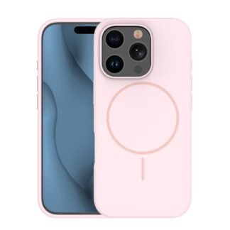 Silicone Thin Mag case for iPhone 14 6,1` light pink | Tech A Break