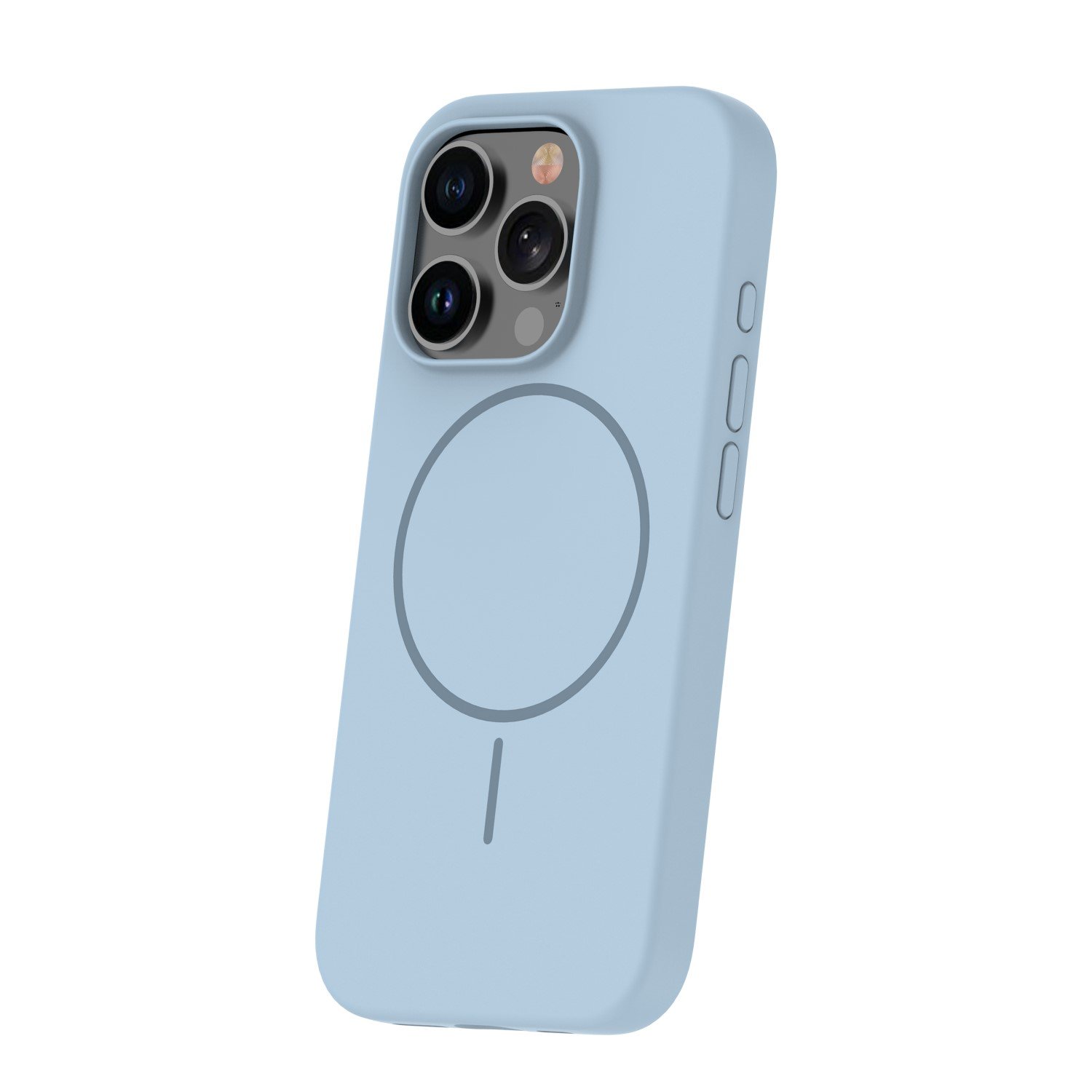 Silicone Thin Mag case for iPhone 14 6,1` light blue | Tech A Break
