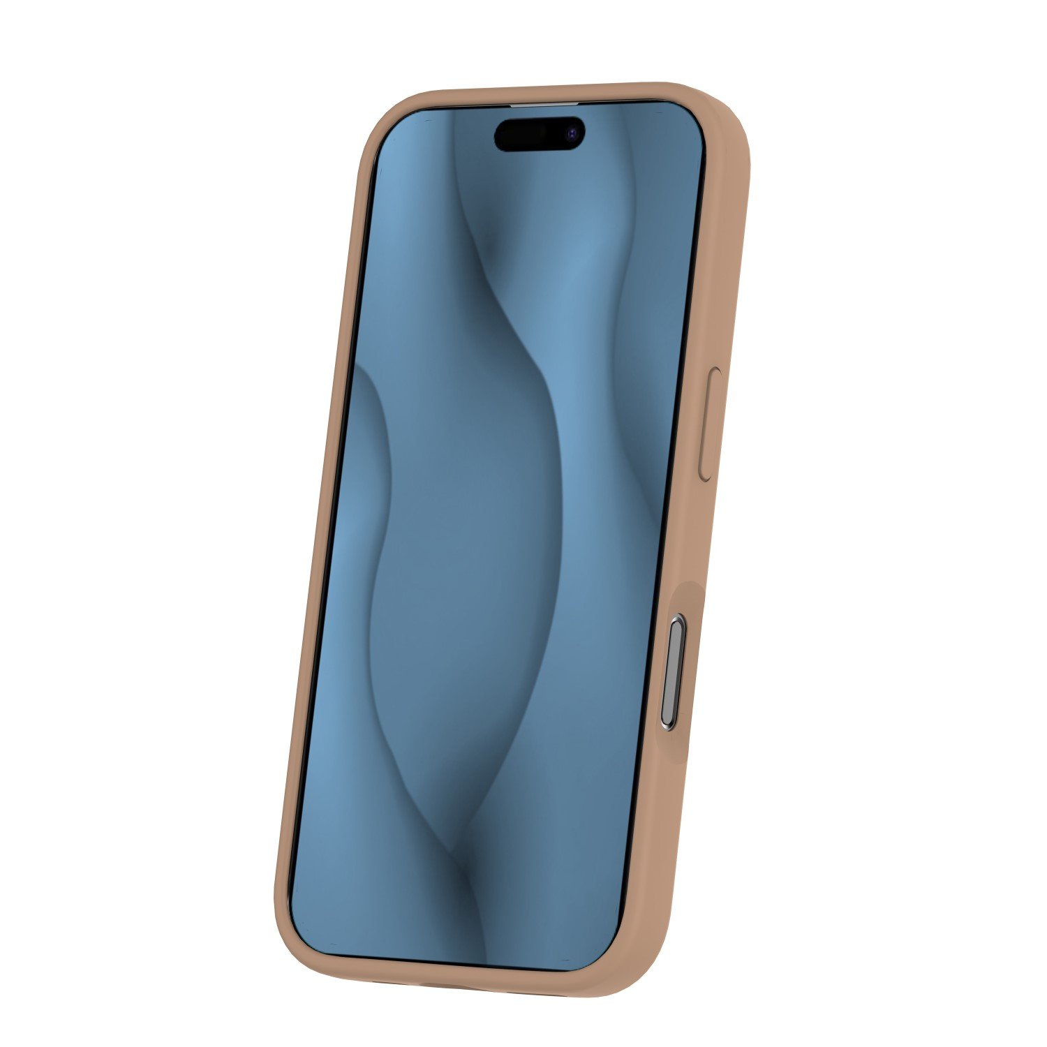 Silicone Thin Mag case for iPhone 16 6,1` brown | Tech A Break