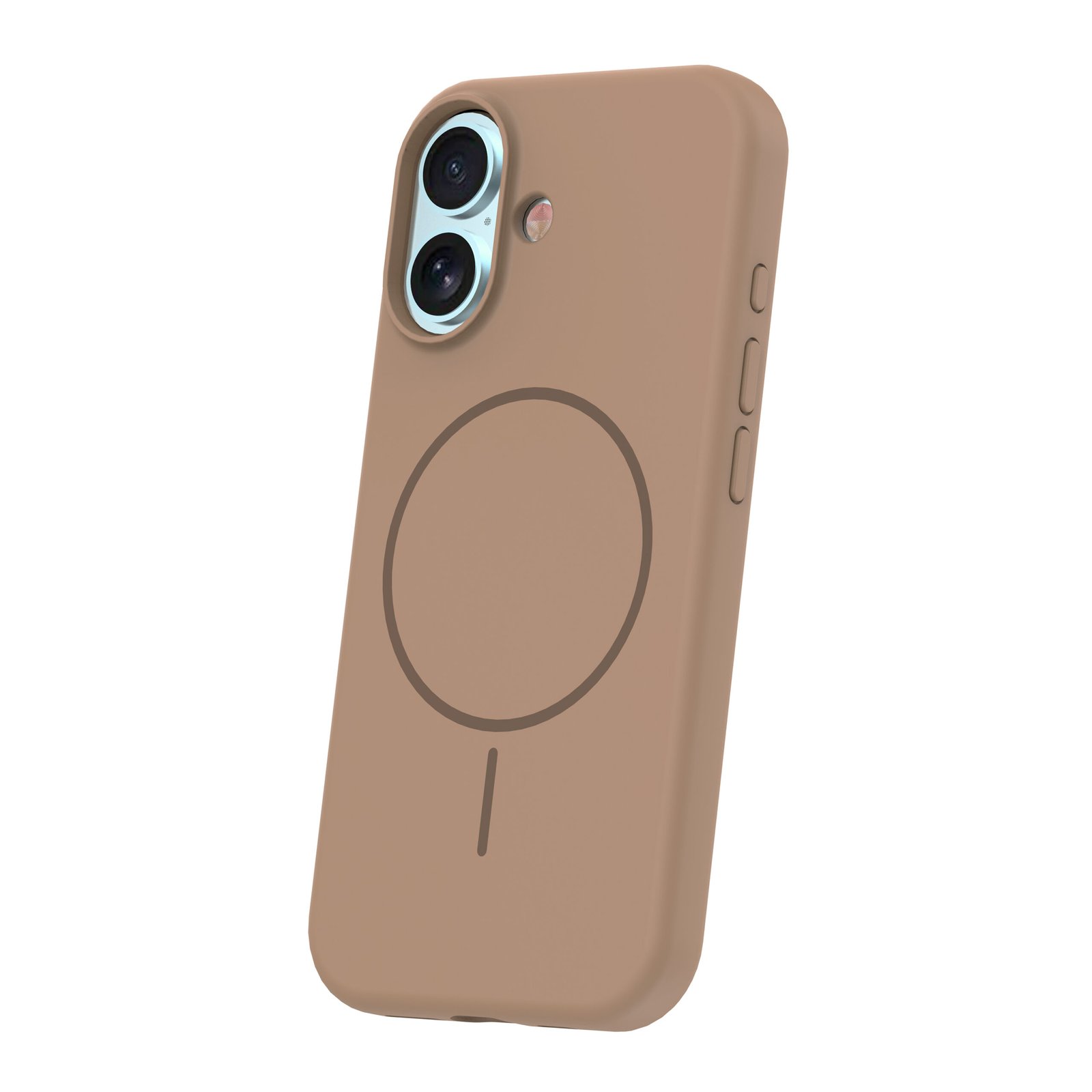 Silicone Thin Mag case for iPhone 17 6,3` brown | Tech A Break