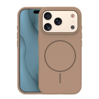 Silicone Thin Mag case for iPhone 17 Pro 6,3` brown | Tech A Break