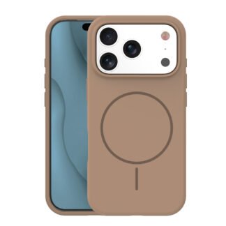 Silicone Thin Mag case for iPhone 17 Pro Max 6,9` brown | Tech A Break