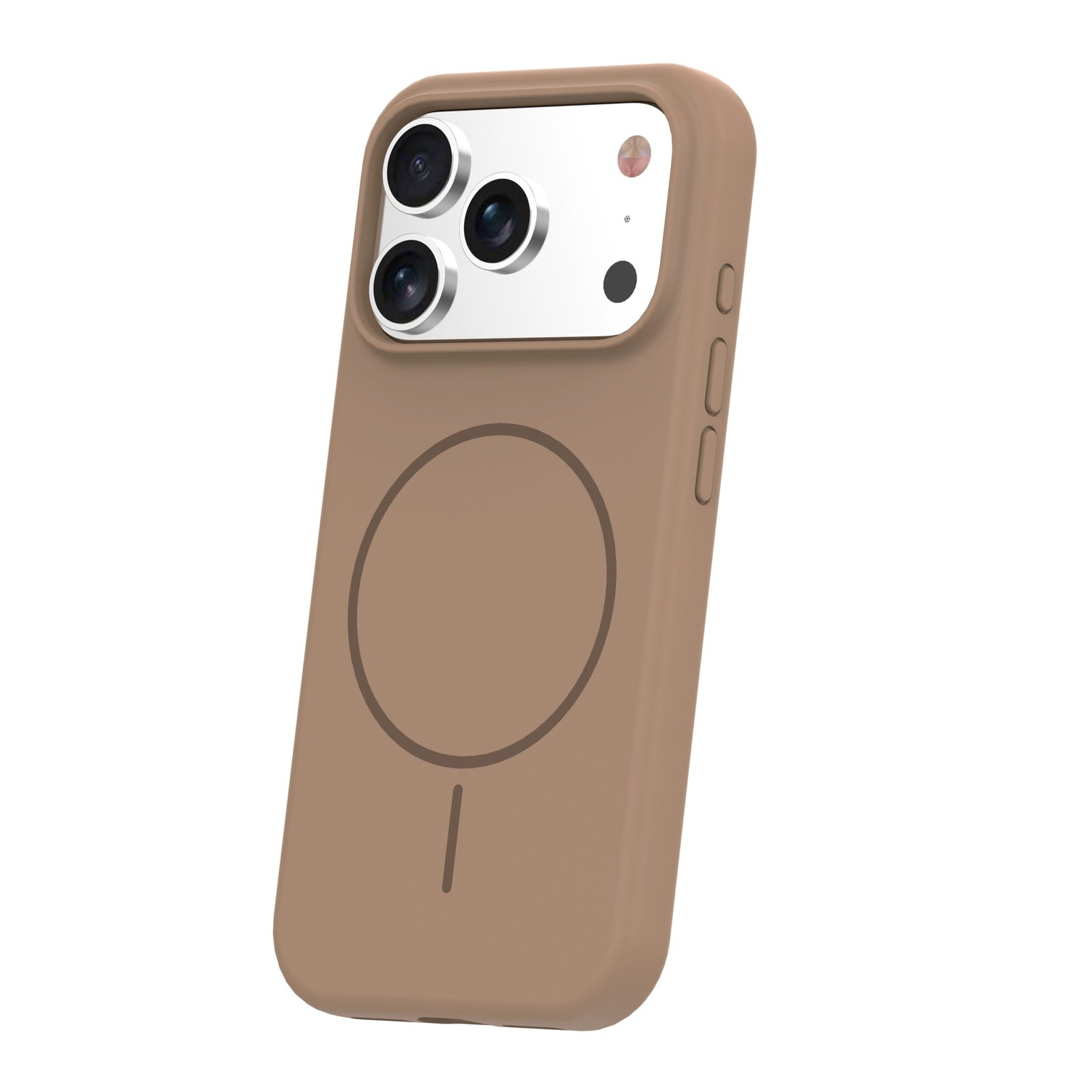 Silicone Thin Mag case for iPhone 17 Pro Max 6,9` brown | Tech A Break