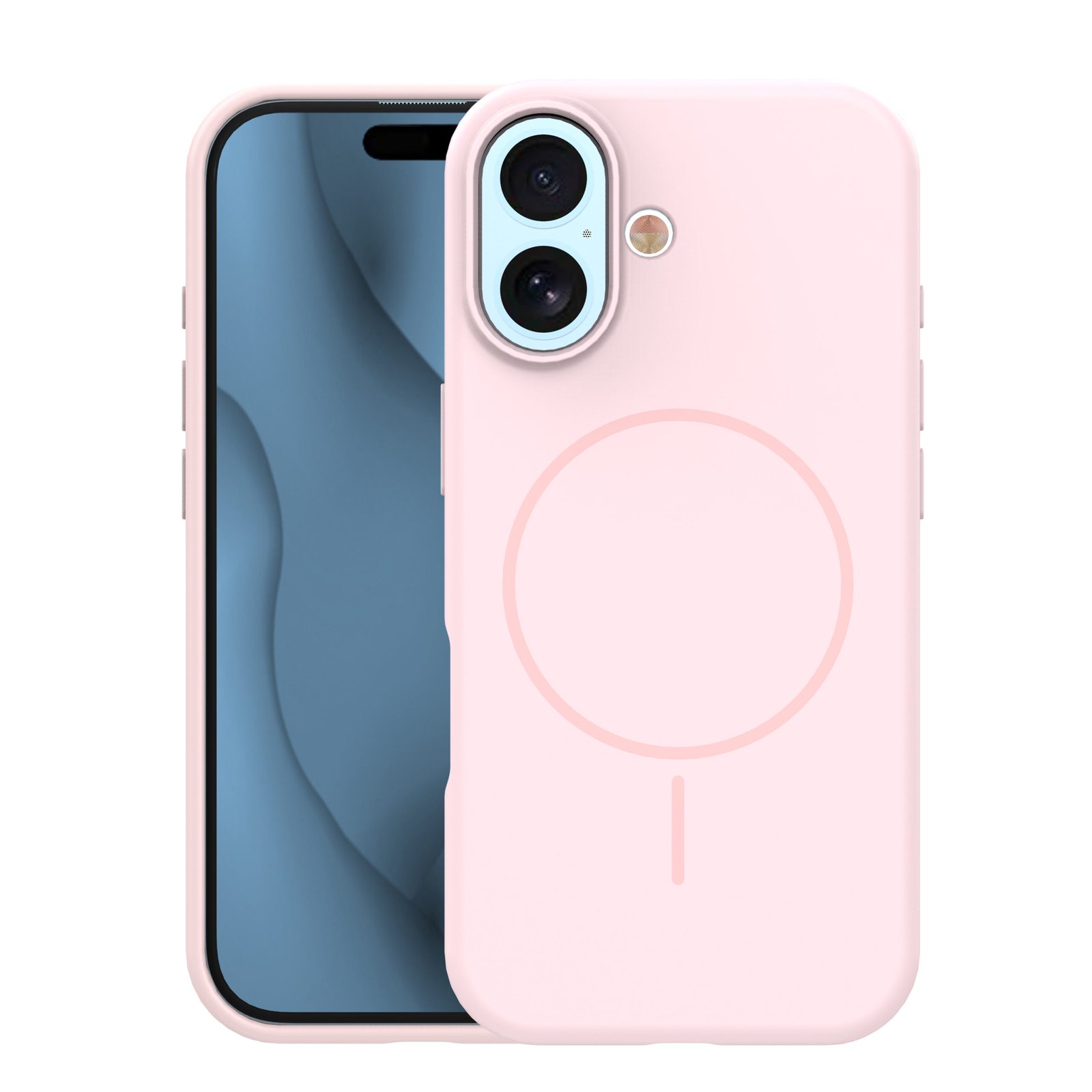 Silicone Thin Mag case for iPhone 17 6,3` light pink | Tech A Break