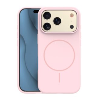 Silicone Thin Mag case for iPhone 17 Pro 6,3` light pink | Tech A Break