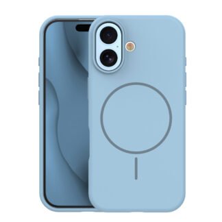Silicone Thin Mag case for iPhone 17 6,3` light blue | Tech A Break