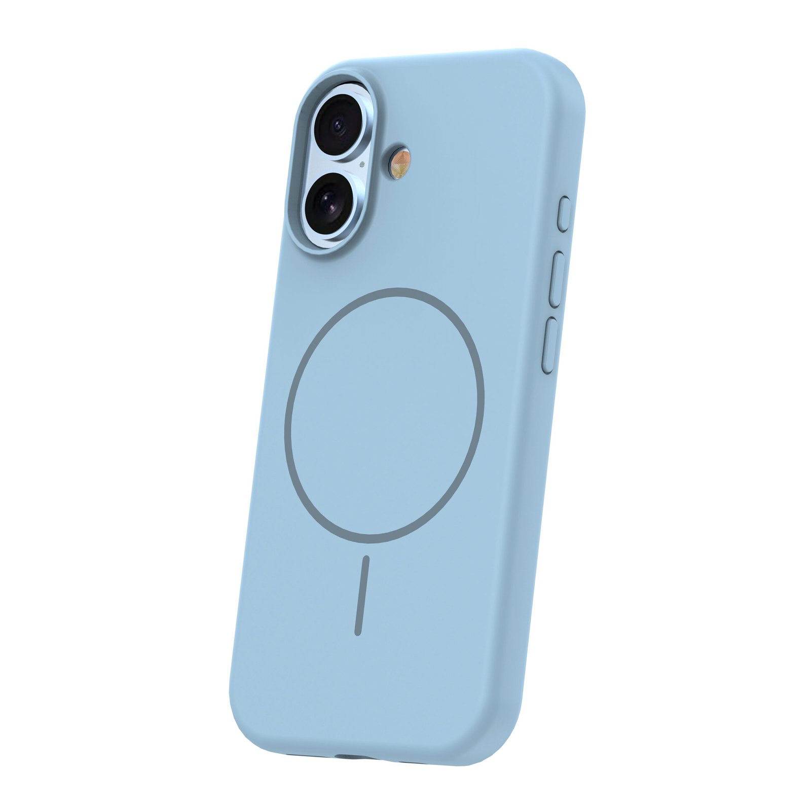 Silicone Thin Mag case for iPhone 17 6,3` light blue | Tech A Break