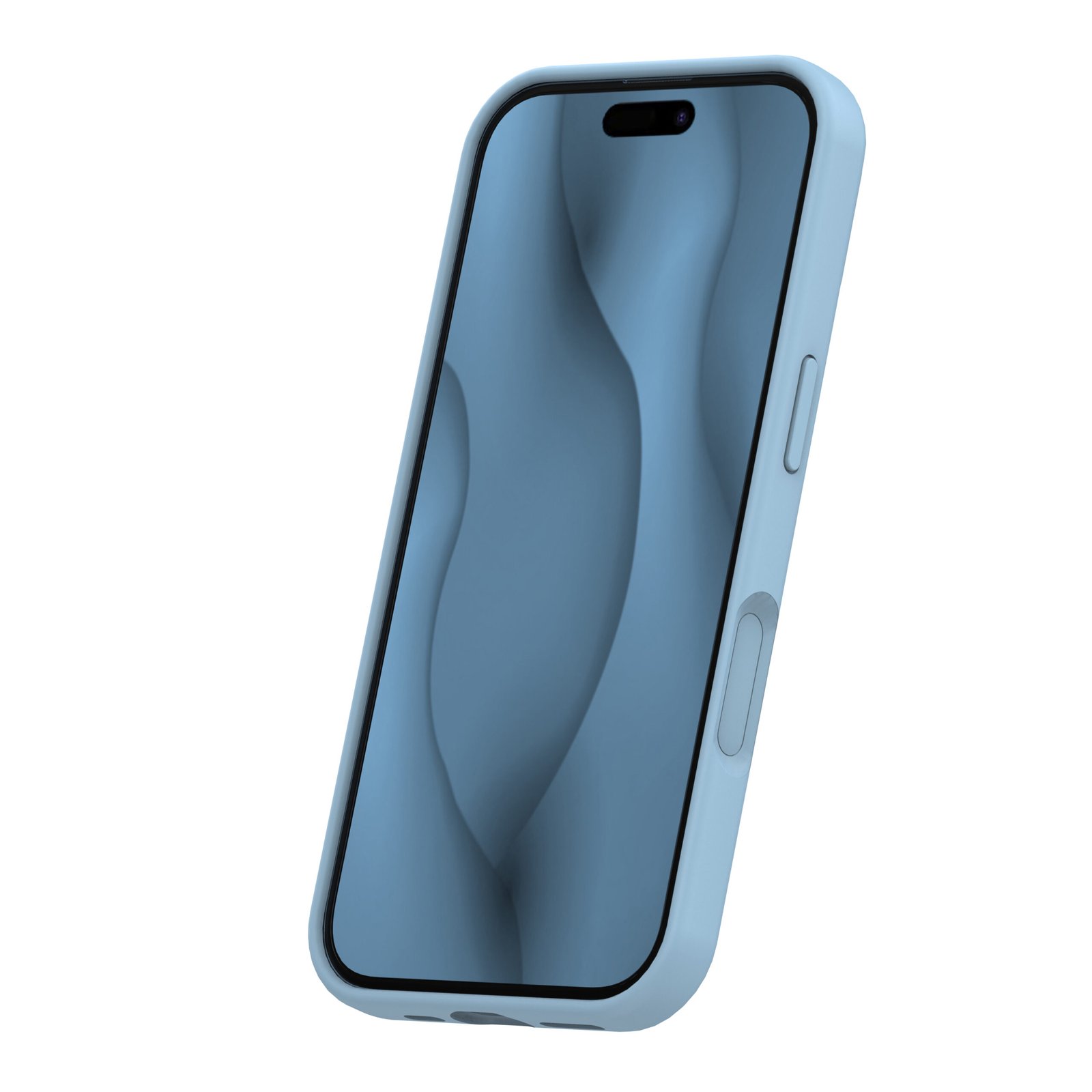 Silicone Thin Mag case for iPhone 17 6,3` light blue | Tech A Break