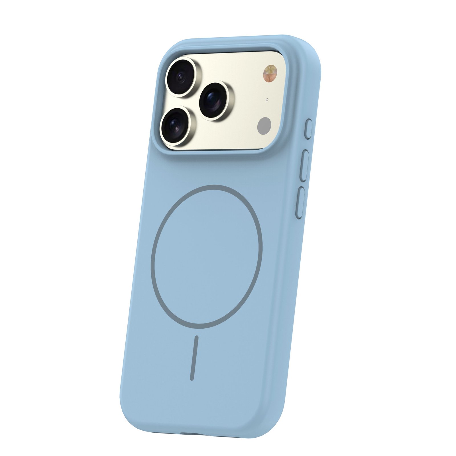Silicone Thin Mag case for iPhone 17 Pro 6,3` light blue | Tech A Break