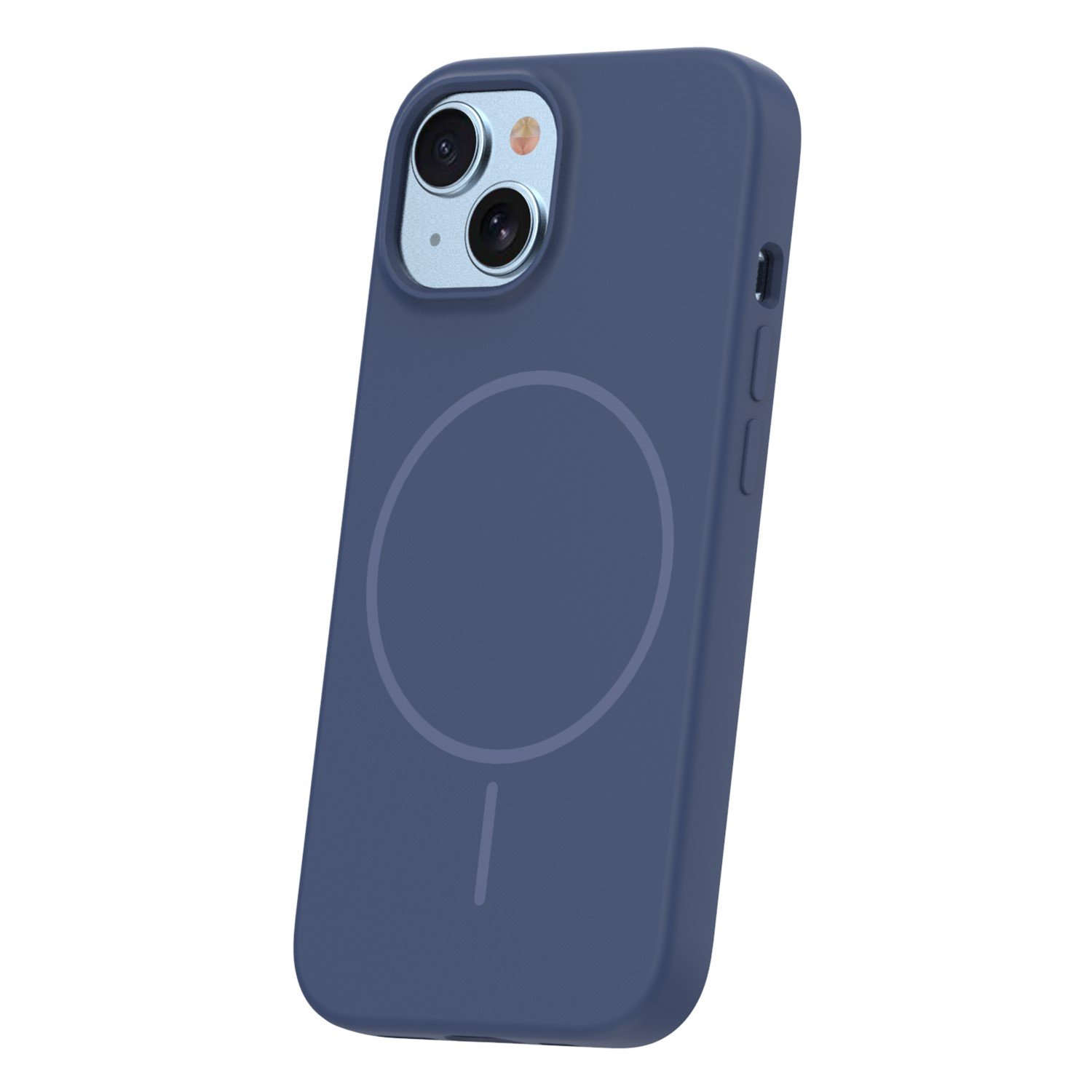 Silicone Thin Mag case for iPhone 14 6,1` dark blue | Tech A Break
