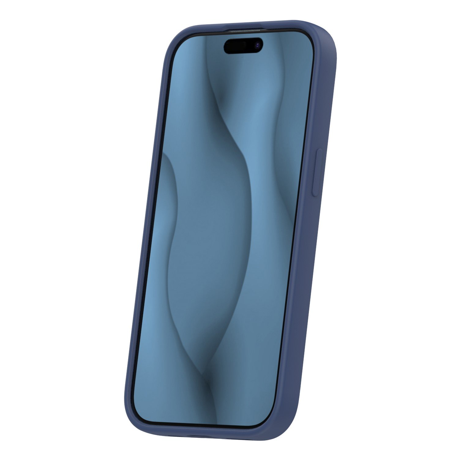 Silicone Thin Mag case for iPhone 15 6,1` dark blue | Tech A Break