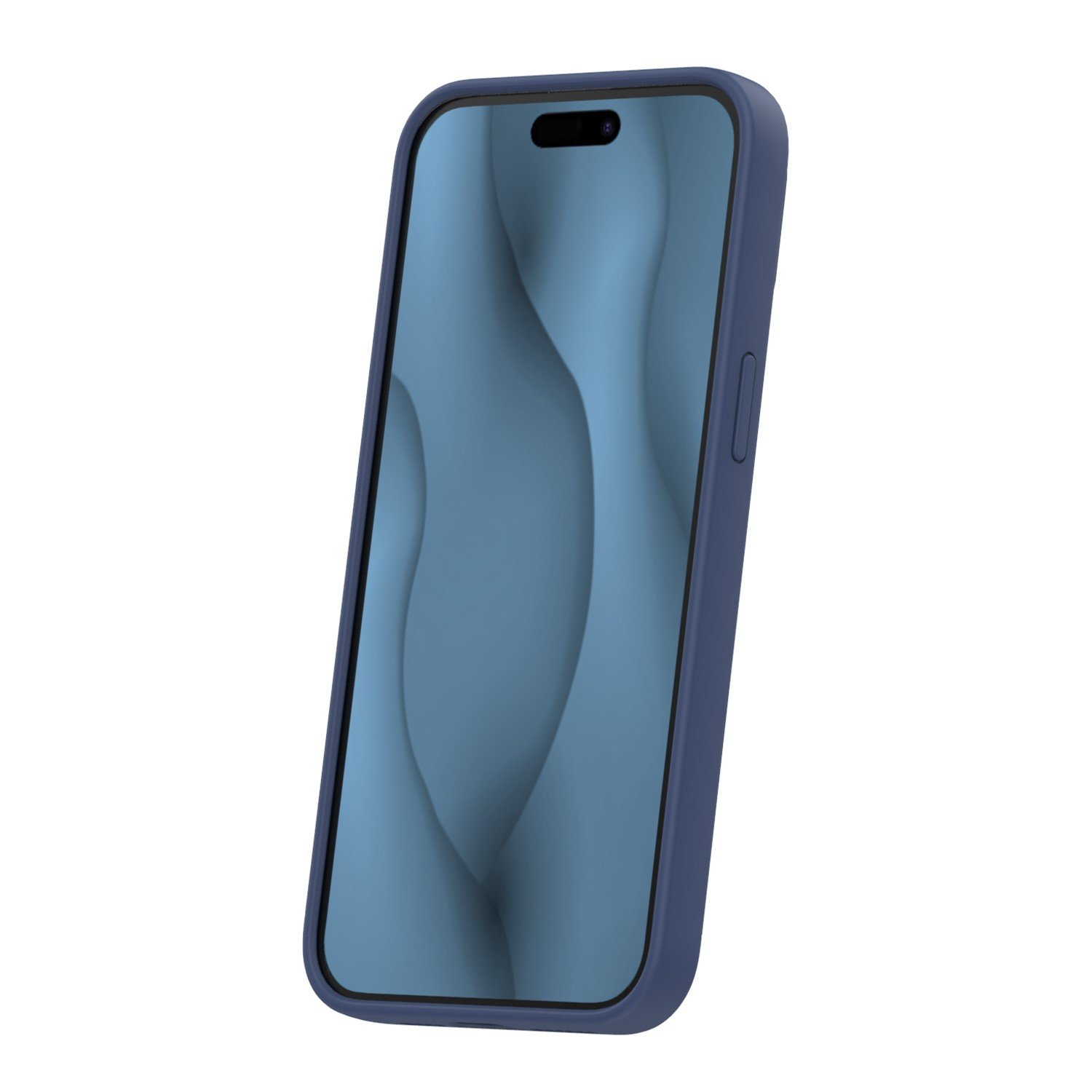 Silicone Thin Mag case for iPhone 15 Pro 6,1` dark blue | Tech A Break