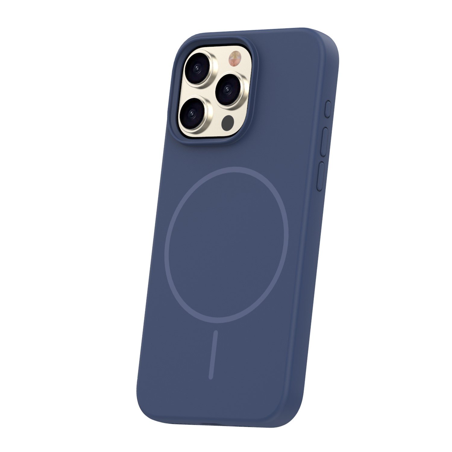 Silicone Thin Mag case for iPhone 15 Pro 6,1` dark blue | Tech A Break