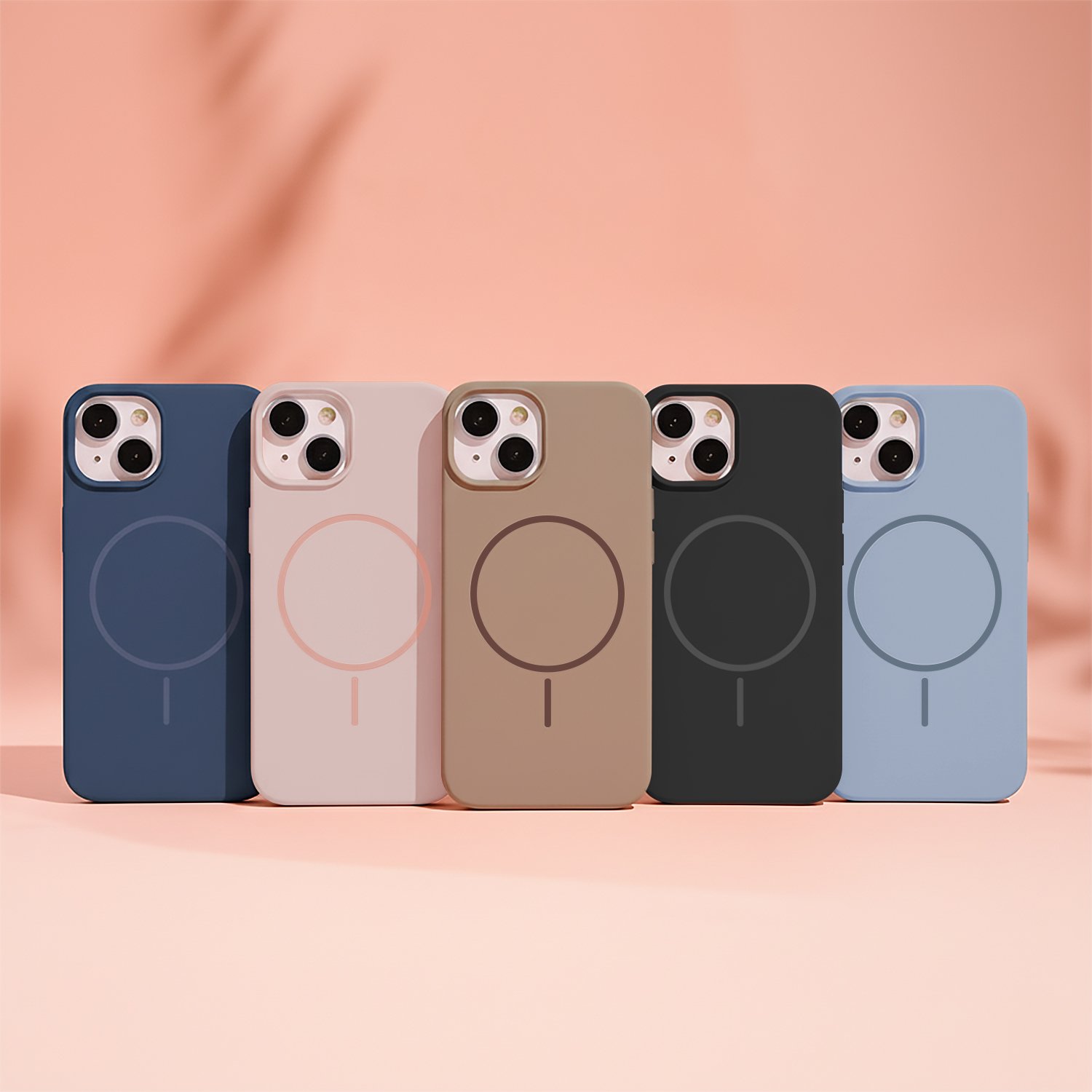 Silicone Thin Mag case for iPhone 16 Pro 6,3` brown | Tech A Break